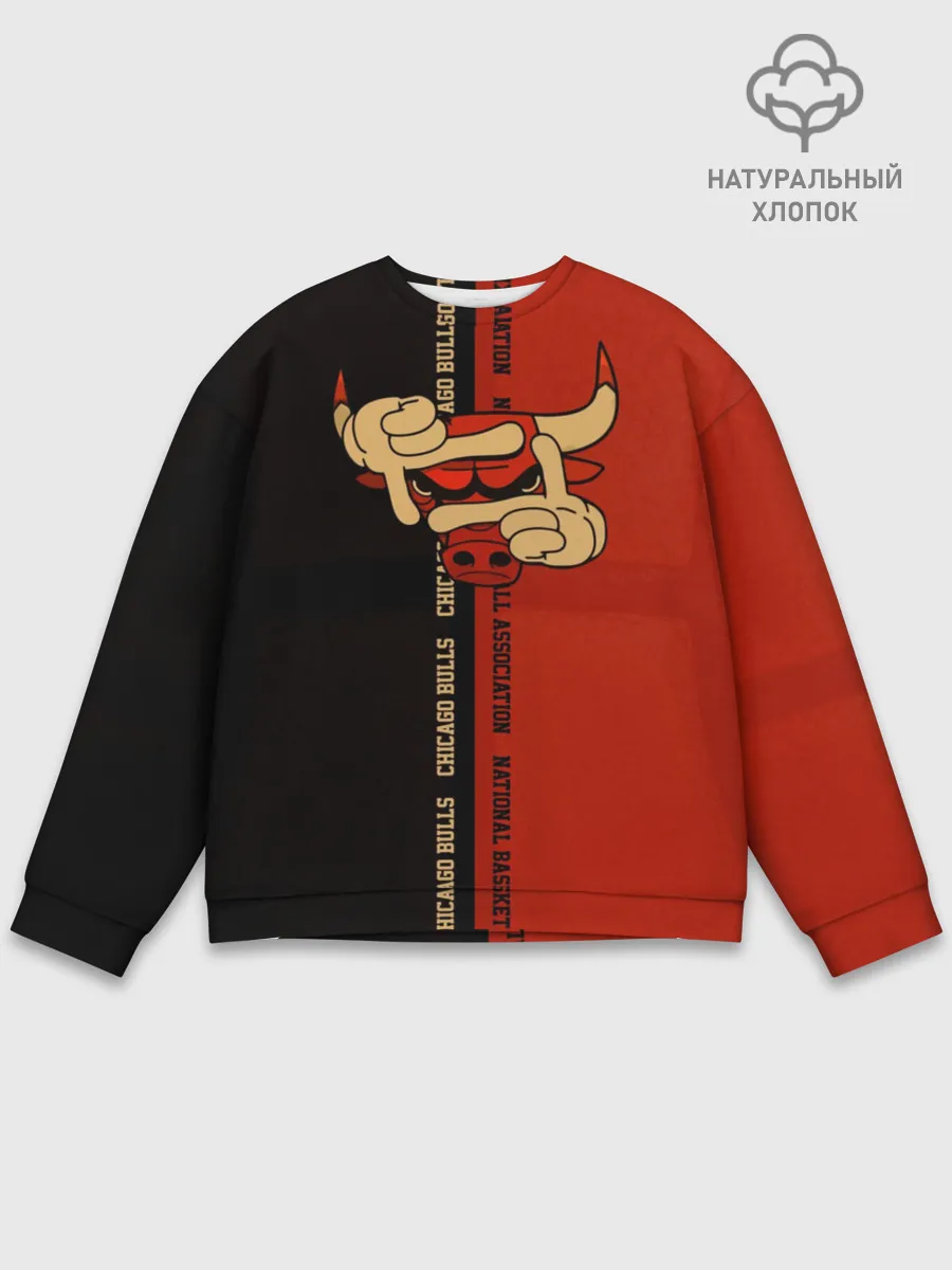 Мужской свитшот базовый / NBA. Chicago bulls