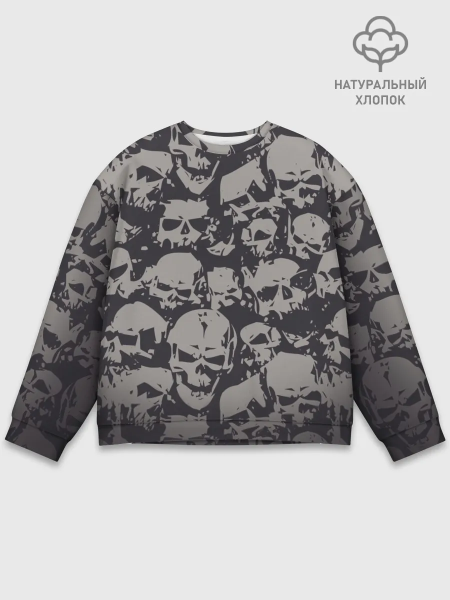Мужской свитшот базовый / Черепа