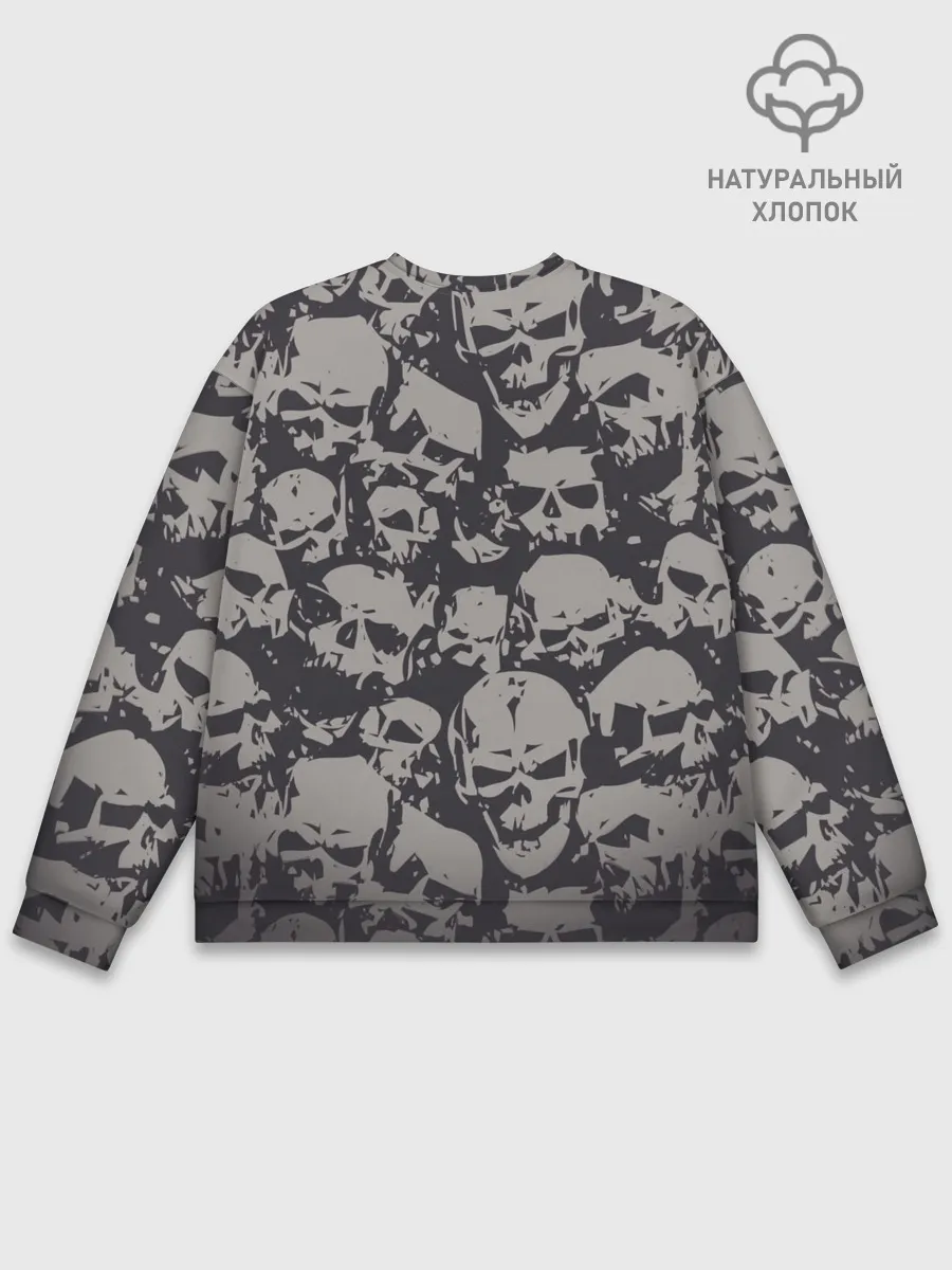 Мужской свитшот базовый / Черепа