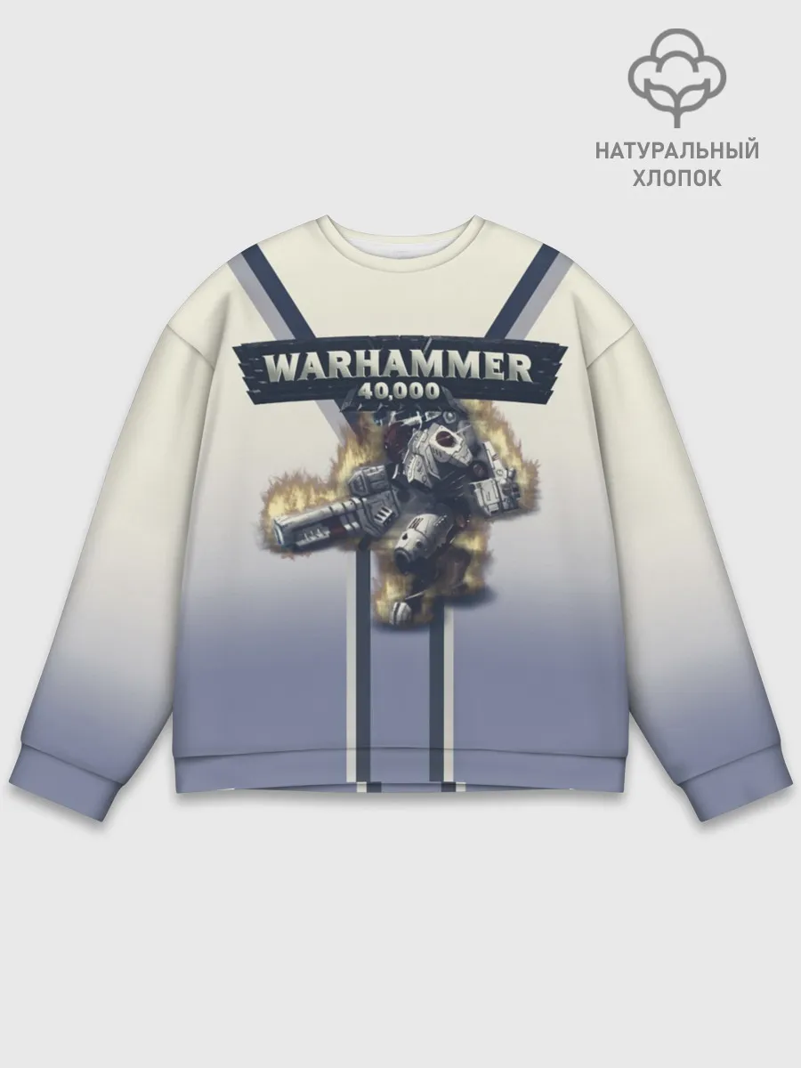 Мужской свитшот базовый / Warhammer 40000: Tau Empire