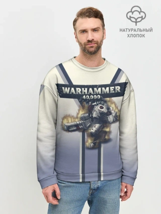 Мужской свитшот базовый / Warhammer 40000: Tau Empire