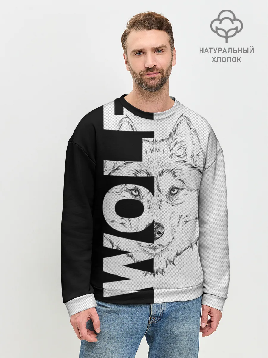 Мужской свитшот базовый / Wolf