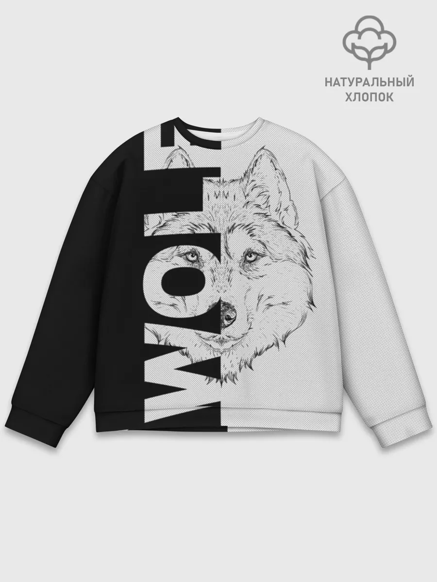 Мужской свитшот базовый / Wolf