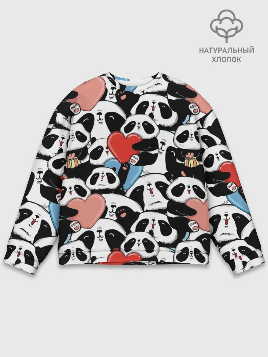 Мужской свитшот базовый / Пандяшки