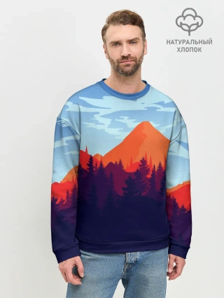 Мужской свитшот базовый / Firewatch collection