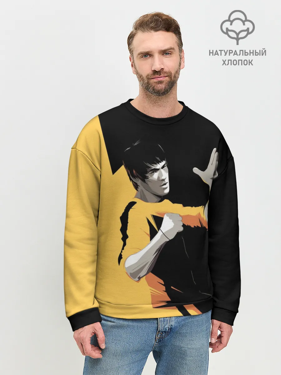 Мужской свитшот базовый / Bruce Lee