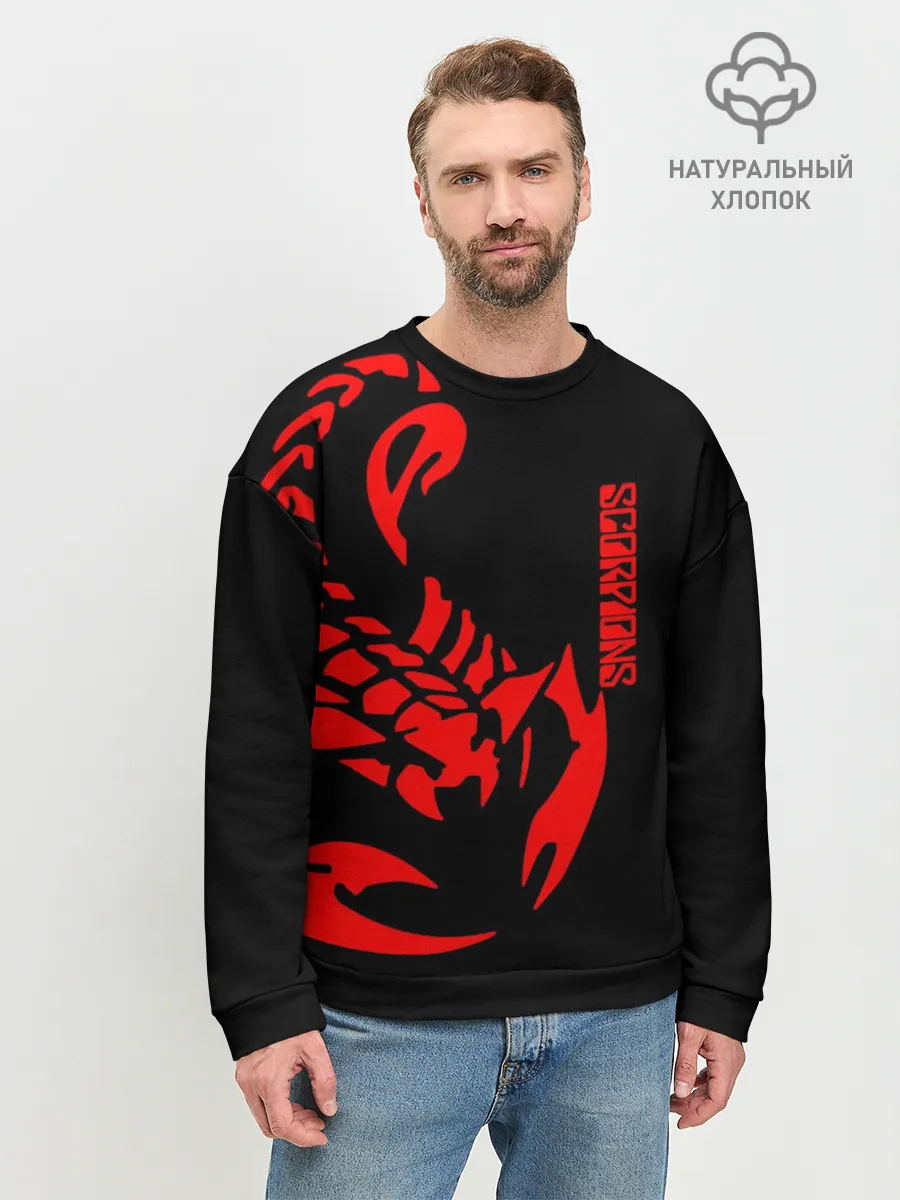 Мужской свитшот базовый / Scorpions