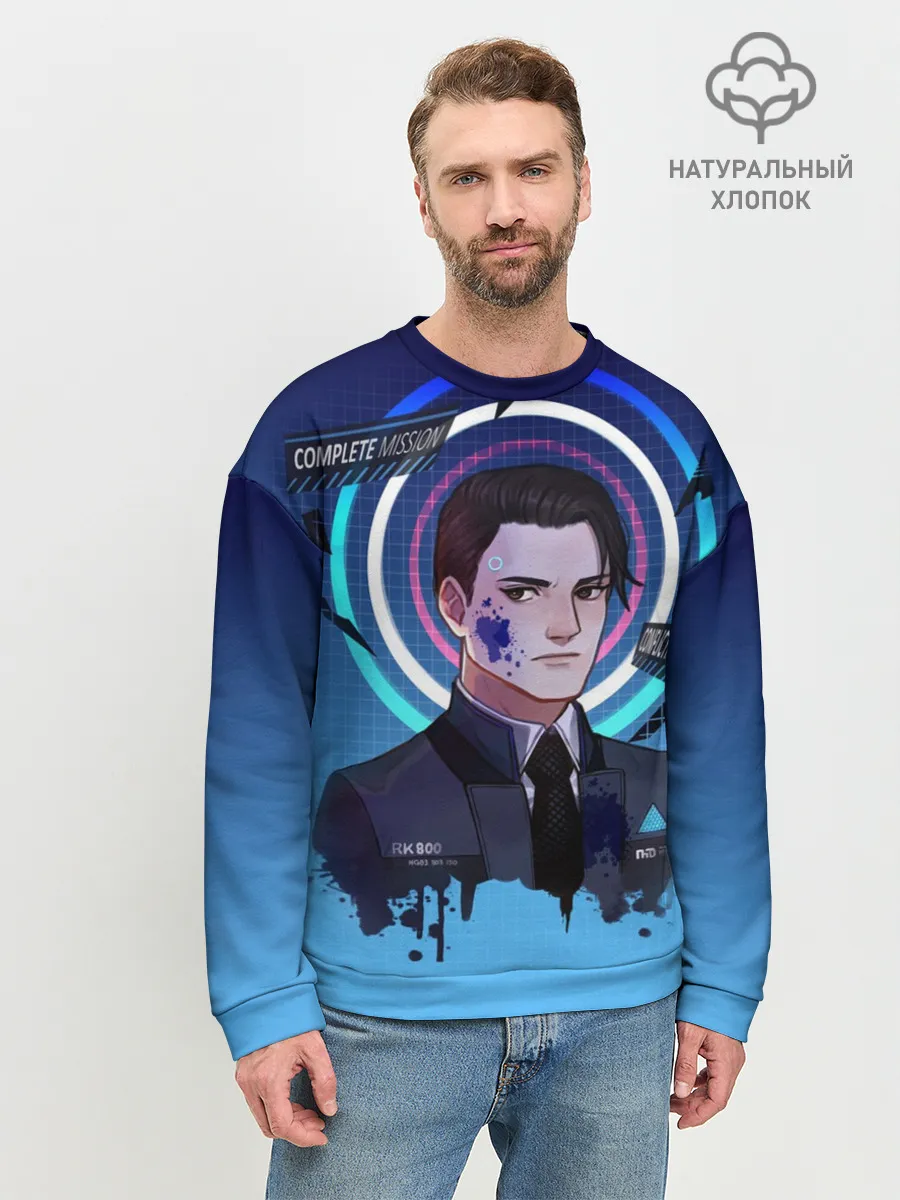 Мужской свитшот базовый / Detroit: Become Human