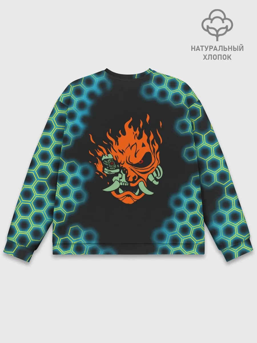 Мужской свитшот базовый / CYBERPUNK 2077