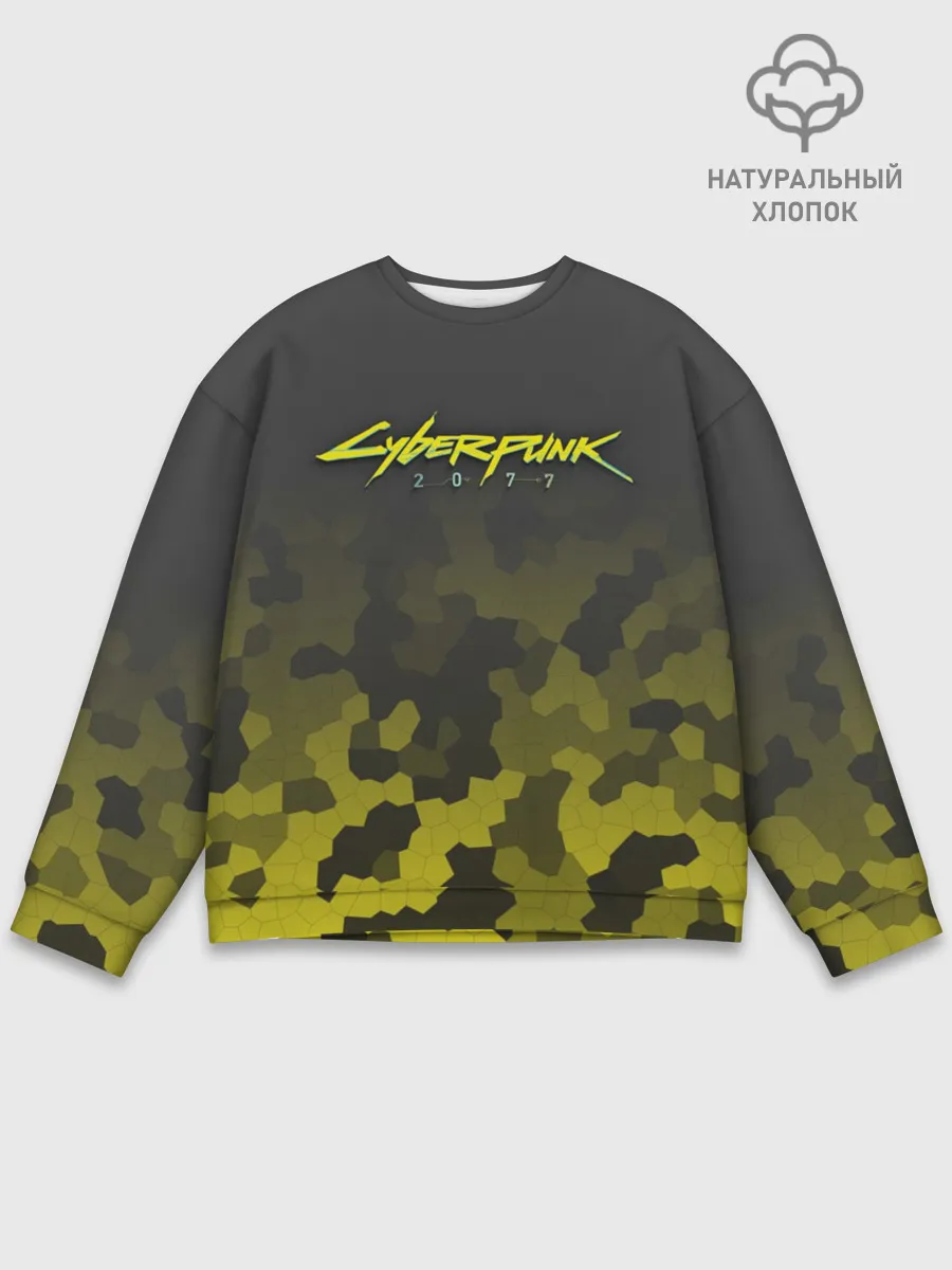 Мужской свитшот базовый / CYBERPUNK 2077