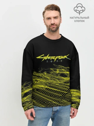 Мужской свитшот базовый / Cyber Punk 2077