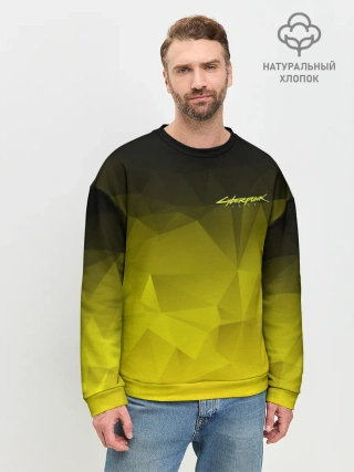 Мужской свитшот базовый / CYBERPUNK 2077 | КИБЕРПАНК 2077