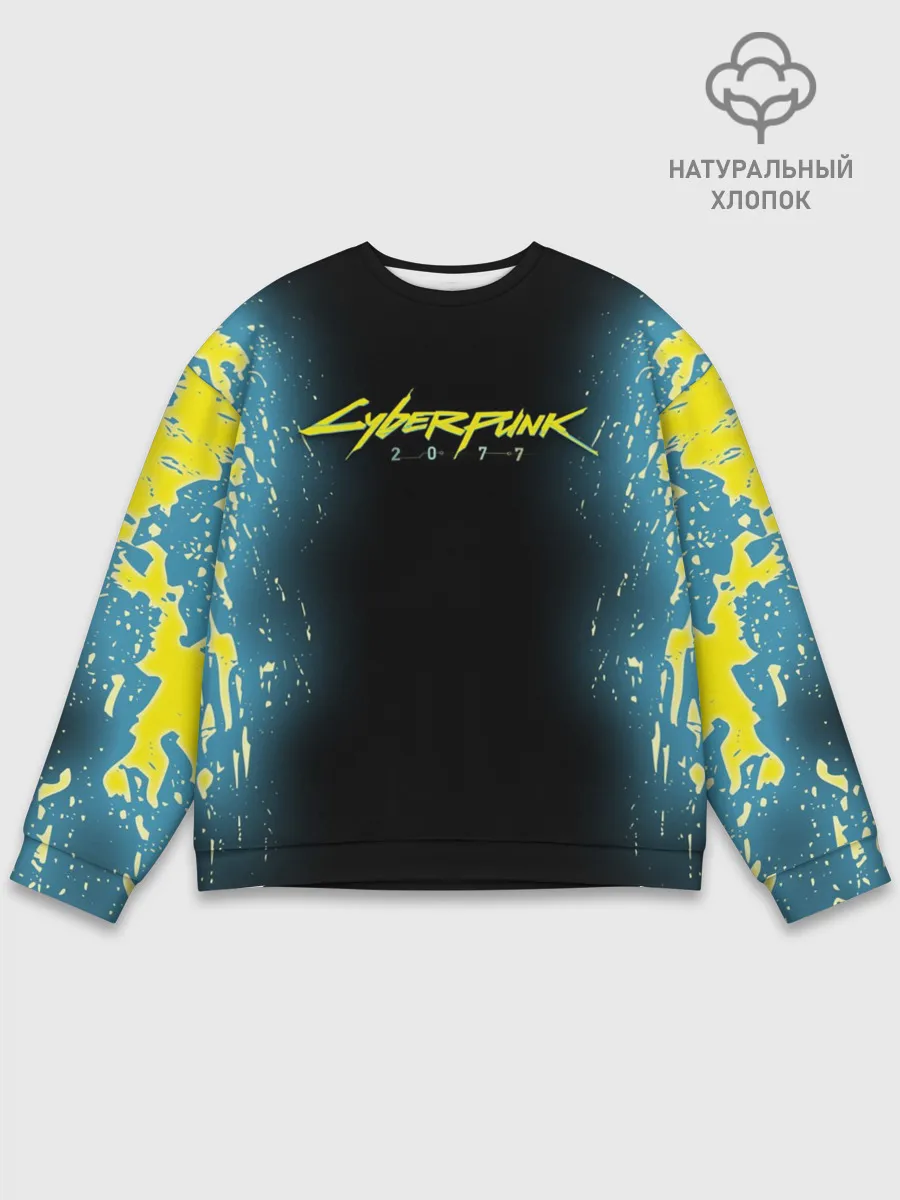 Мужской свитшот базовый / CYBERPUNK 2077 | КИБЕРПАНК 2077