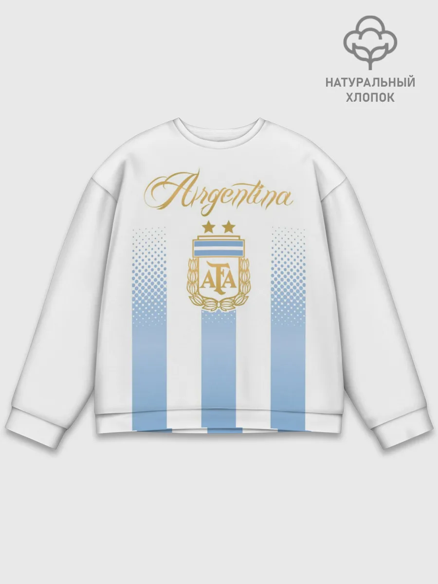 Мужской свитшот базовый / Сборная Аргентины