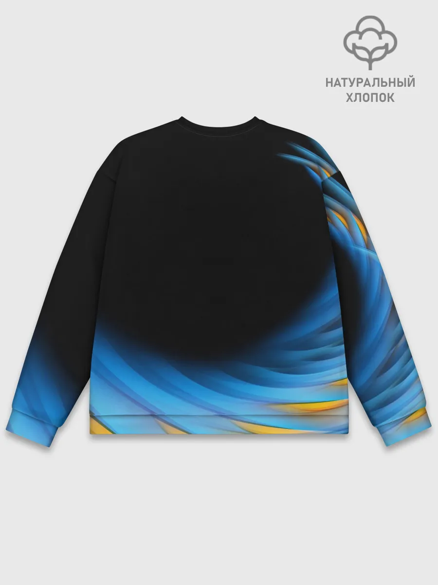 Мужской свитшот базовый / Россия спорт