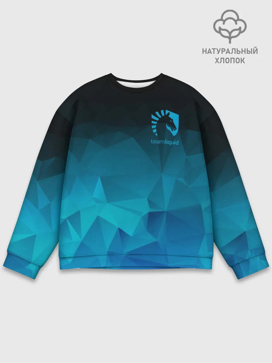 Мужской свитшот базовый / TEAM LIQUID E-SPORT