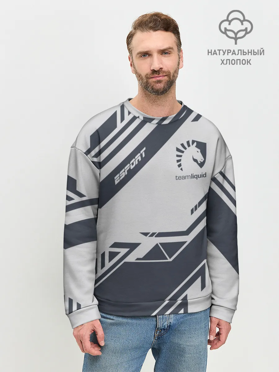 Мужской свитшот базовый / TEAM LIQUID E-SPORT