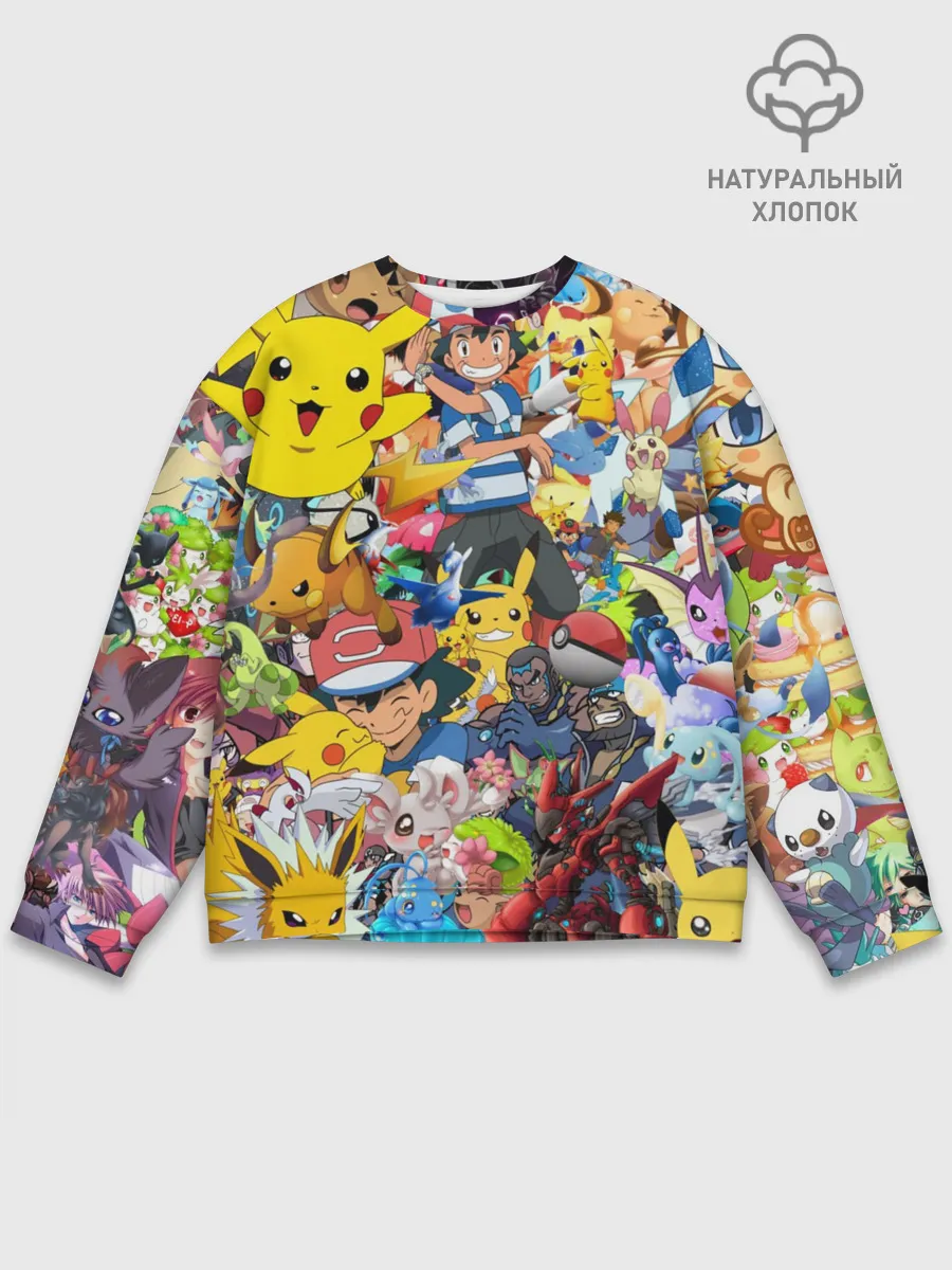 Мужской свитшот базовый / Pokemon