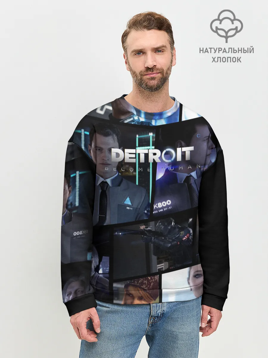 Мужской свитшот базовый / DETROIT BECOME HUMAN