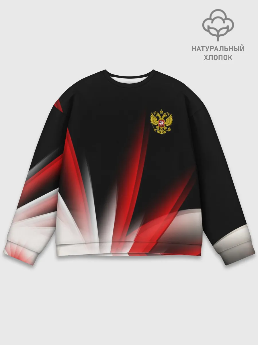Мужской свитшот базовый / Russia sport collection