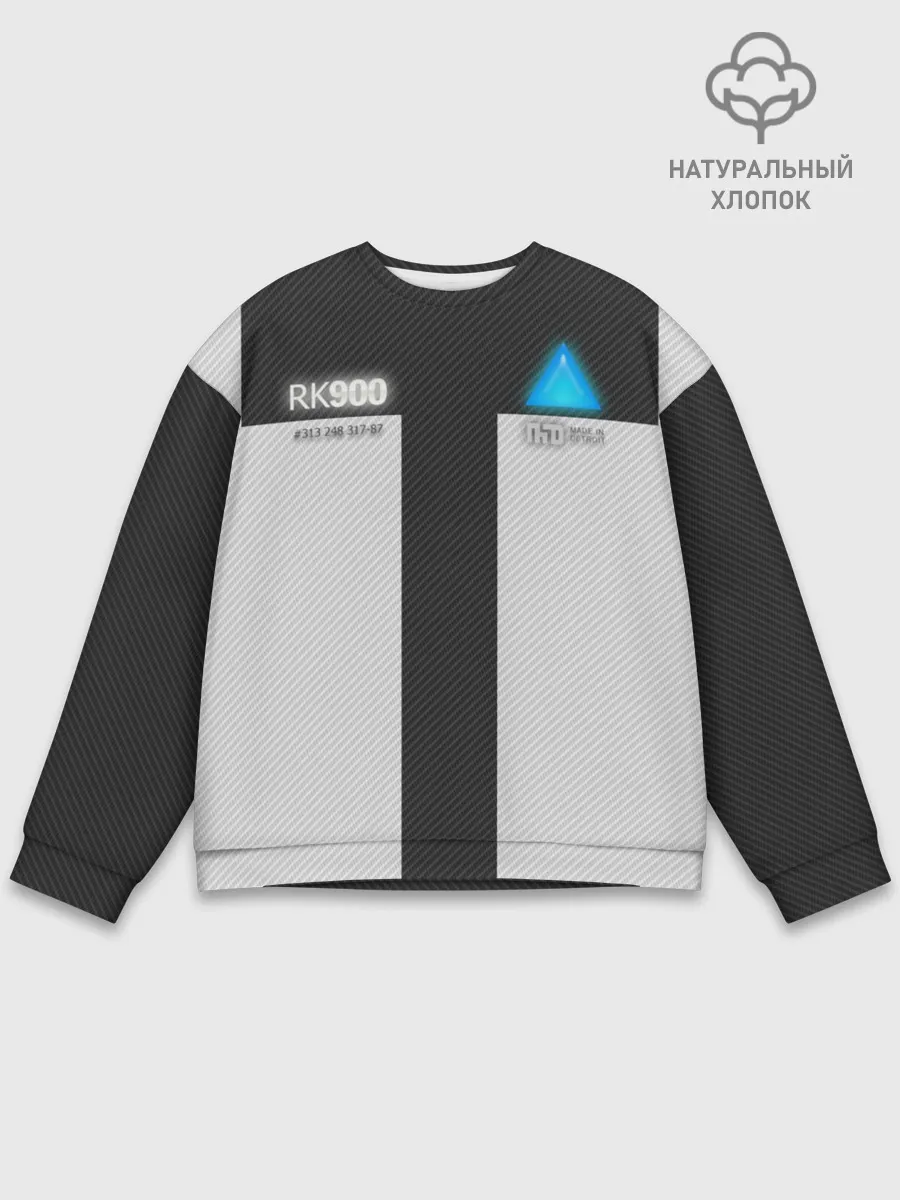 Мужской свитшот базовый / Connor Detroit: Become Human.