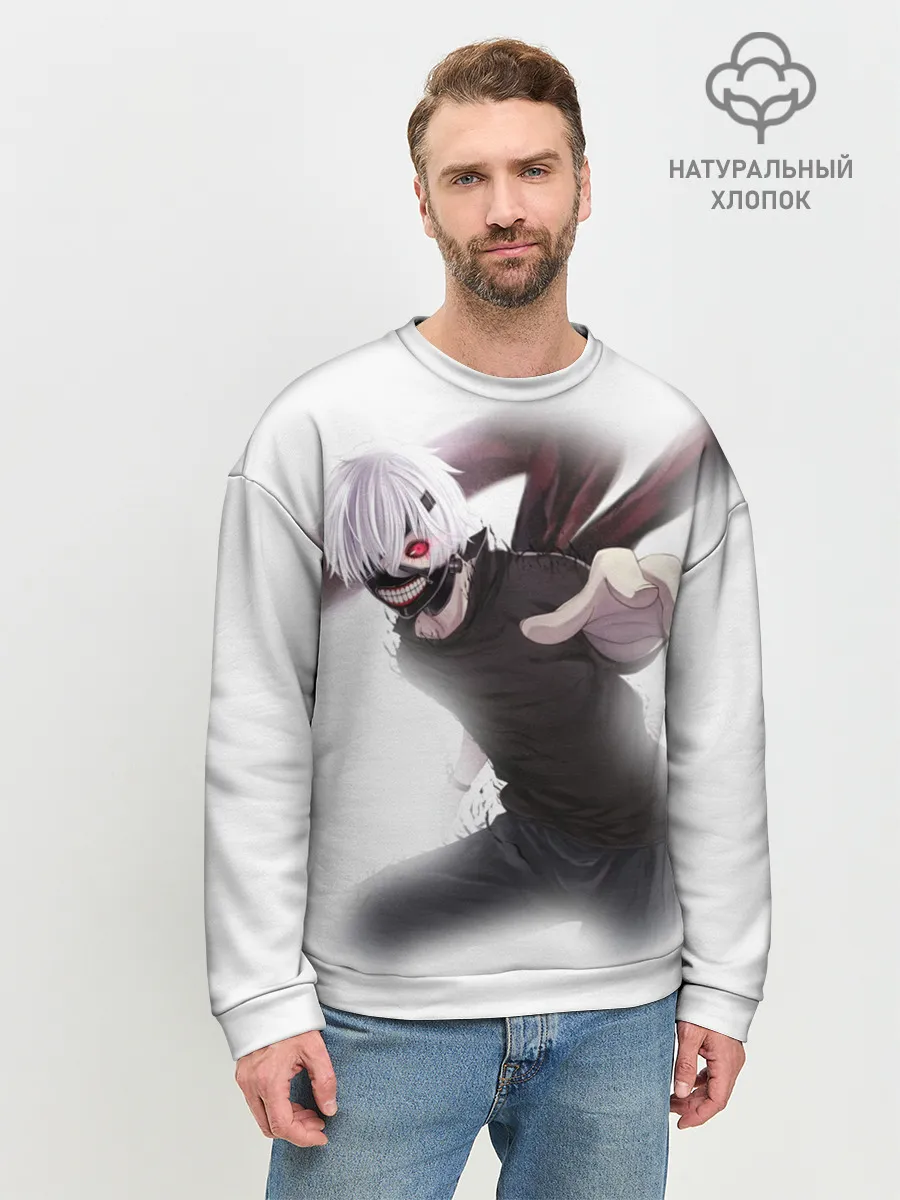 Мужской свитшот базовый / Токийский гуль