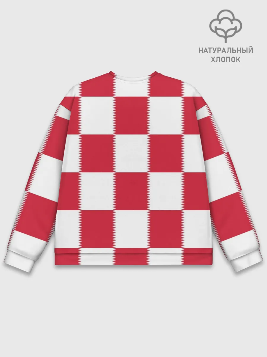 Мужской свитшот базовый / Форма Хорватии