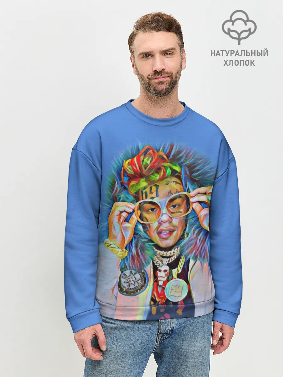 Мужской свитшот базовый / 6IX9INE SWAG