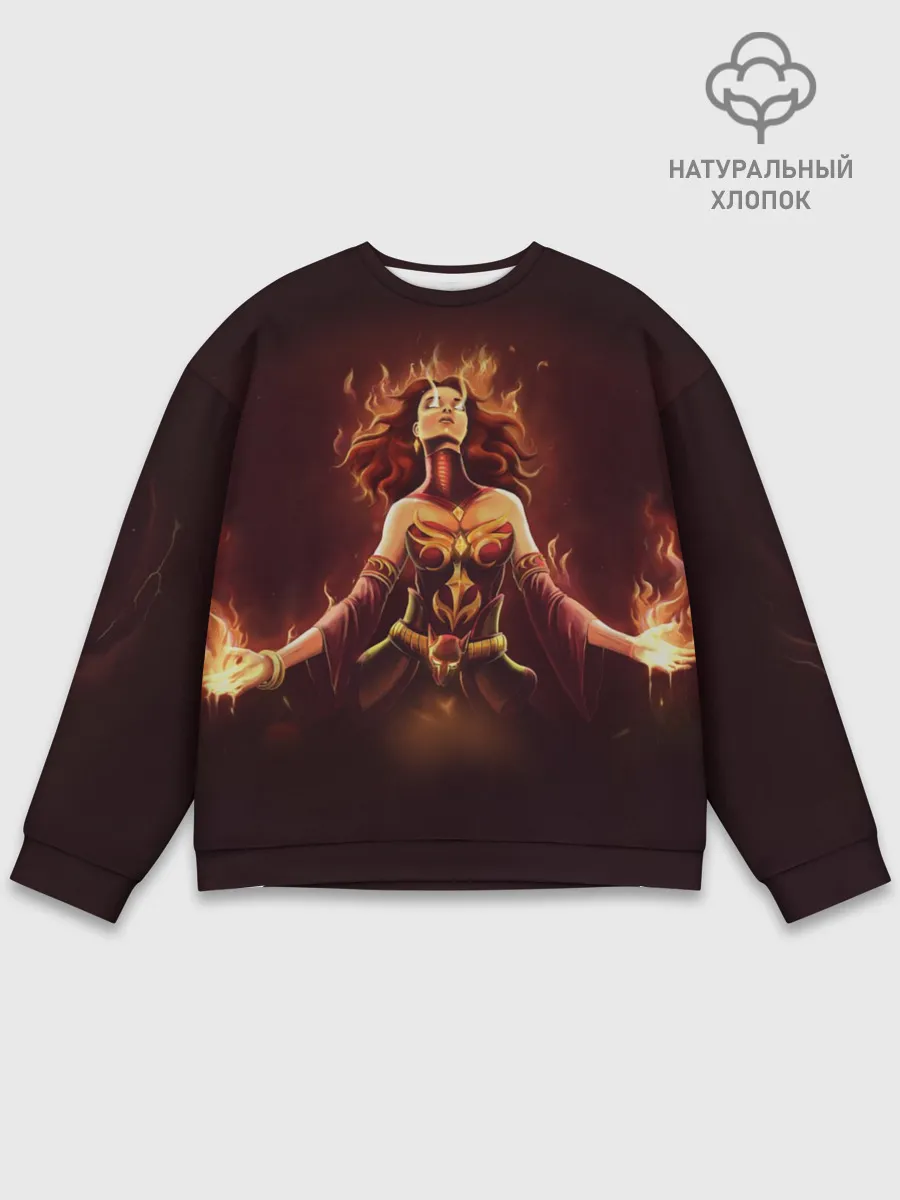 Мужской свитшот базовый / Dota 2 Lina