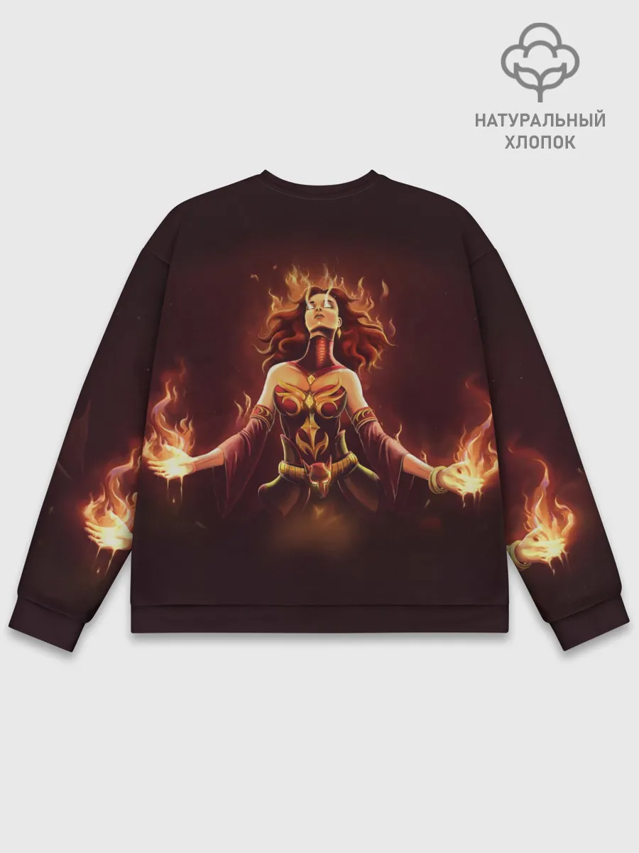 Мужской свитшот базовый / Dota 2 Lina