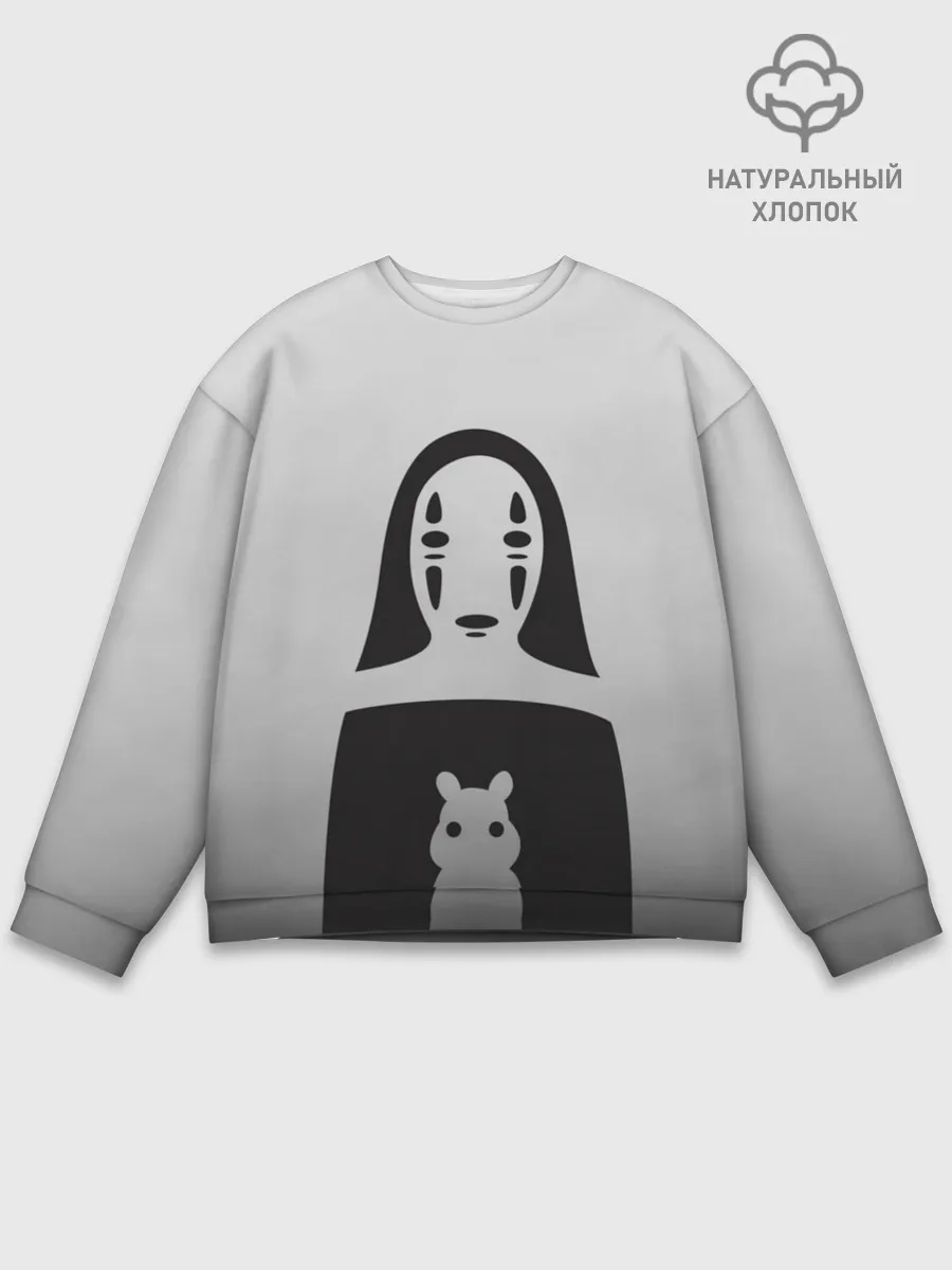 Мужской свитшот базовый / Каонаси и хомячок