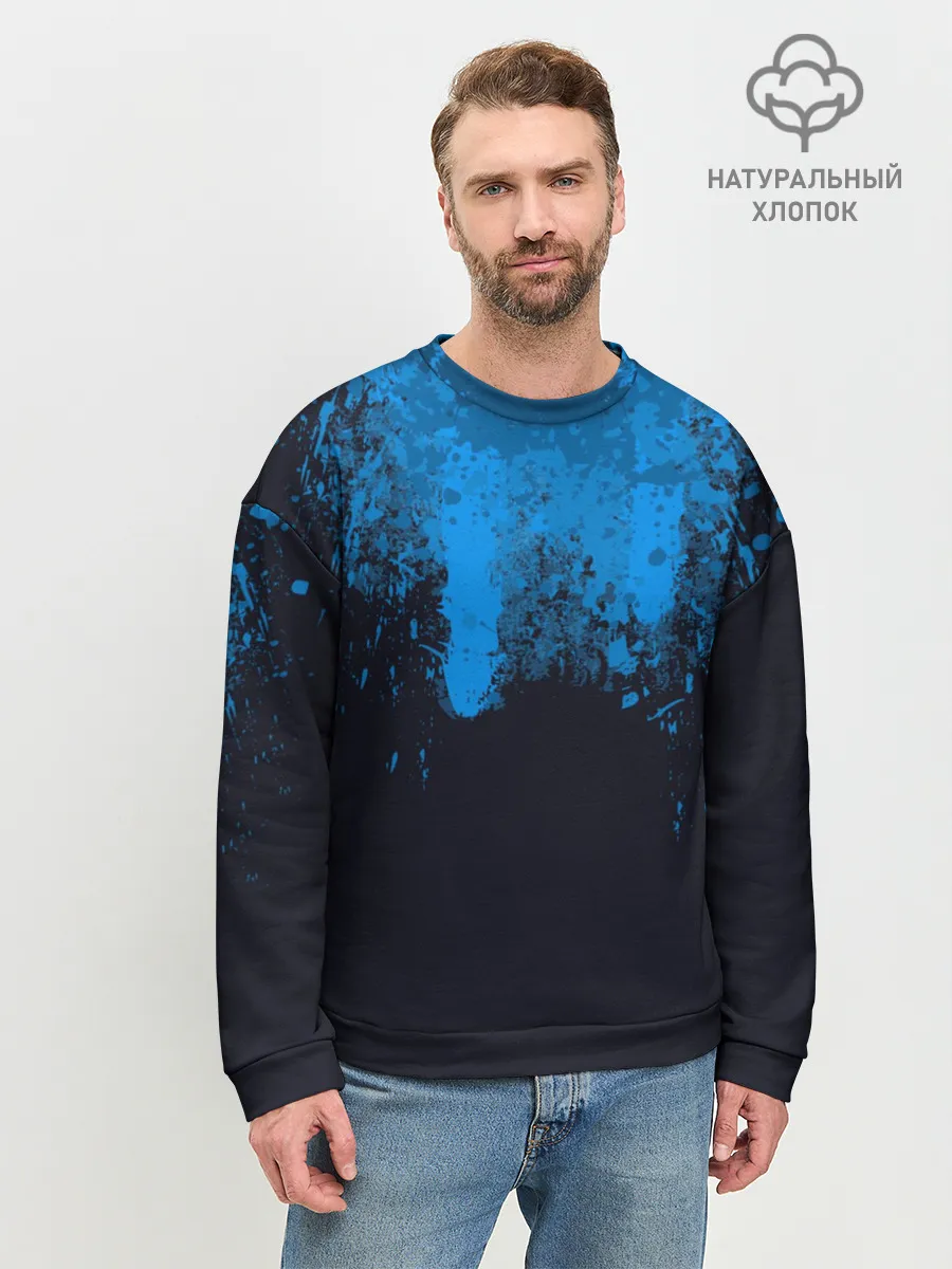 Мужской свитшот базовый / КРОВЬ АНДРОИДА