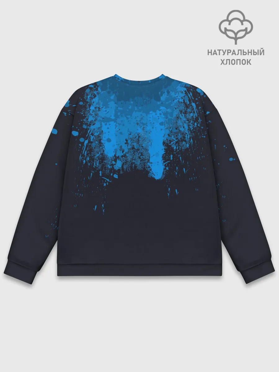 Мужской свитшот базовый / КРОВЬ АНДРОИДА