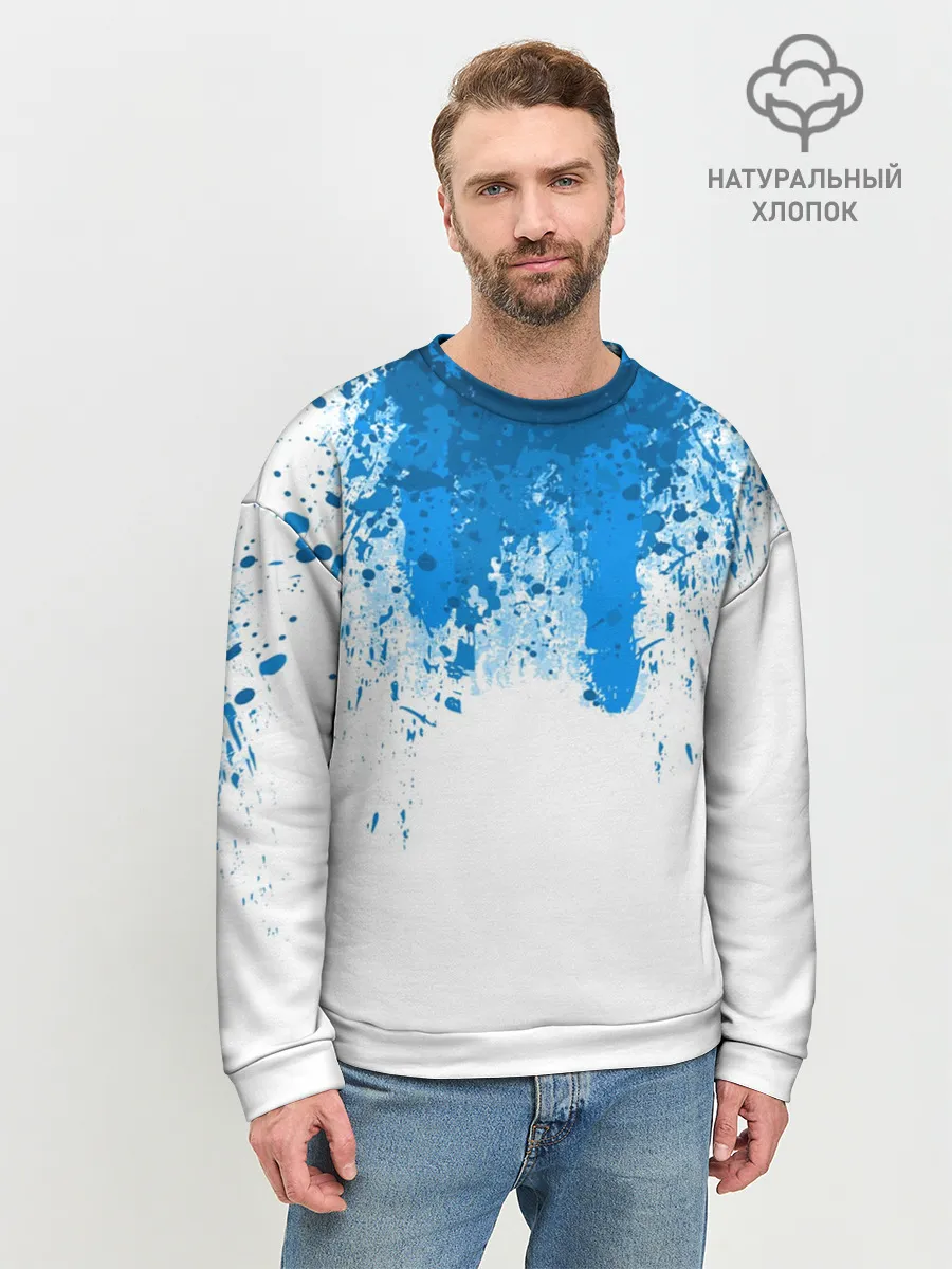 Мужской свитшот базовый / КРОВЬ АНДРОИДА