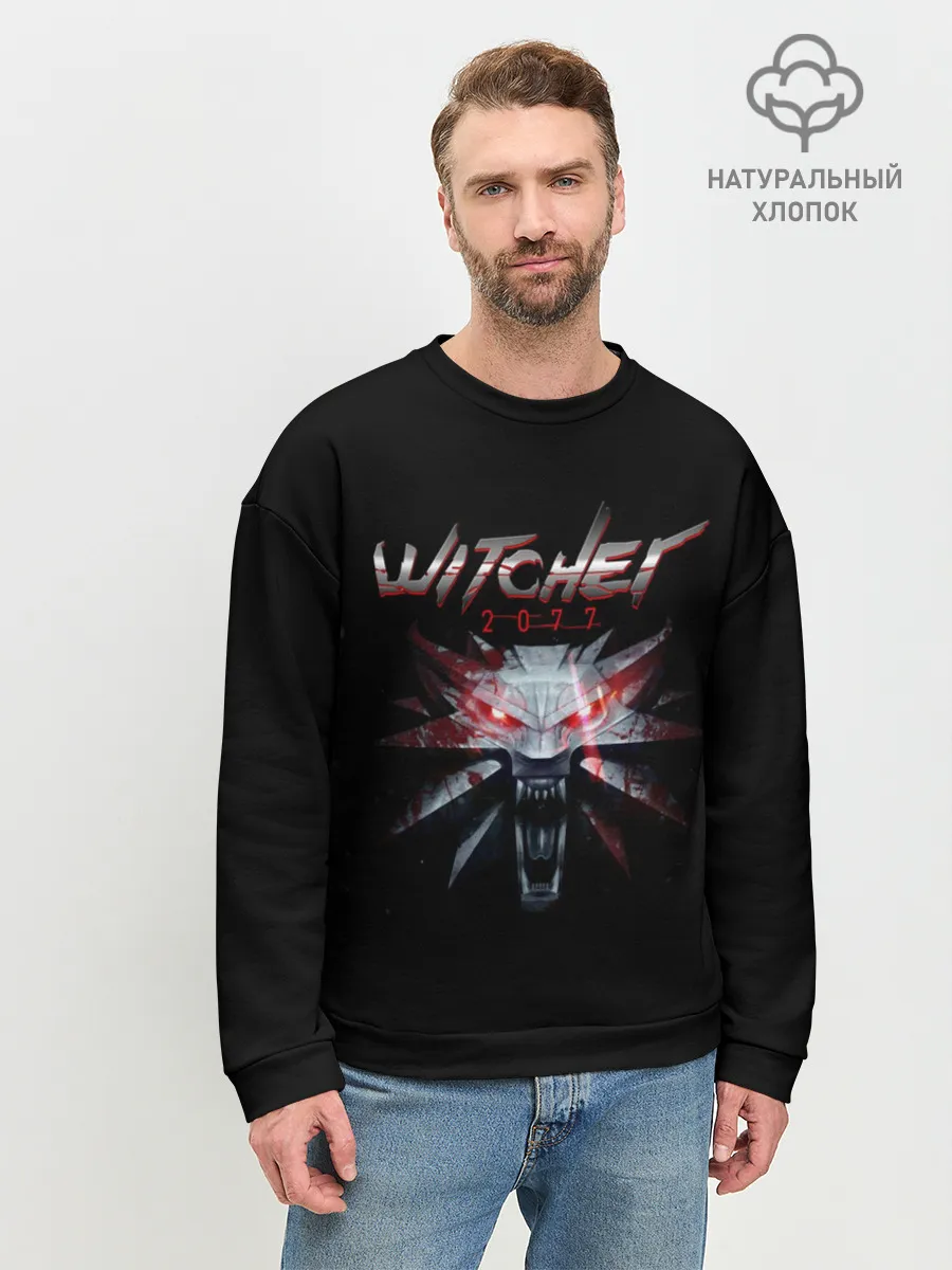 Мужской свитшот базовый / WITCHER 2077