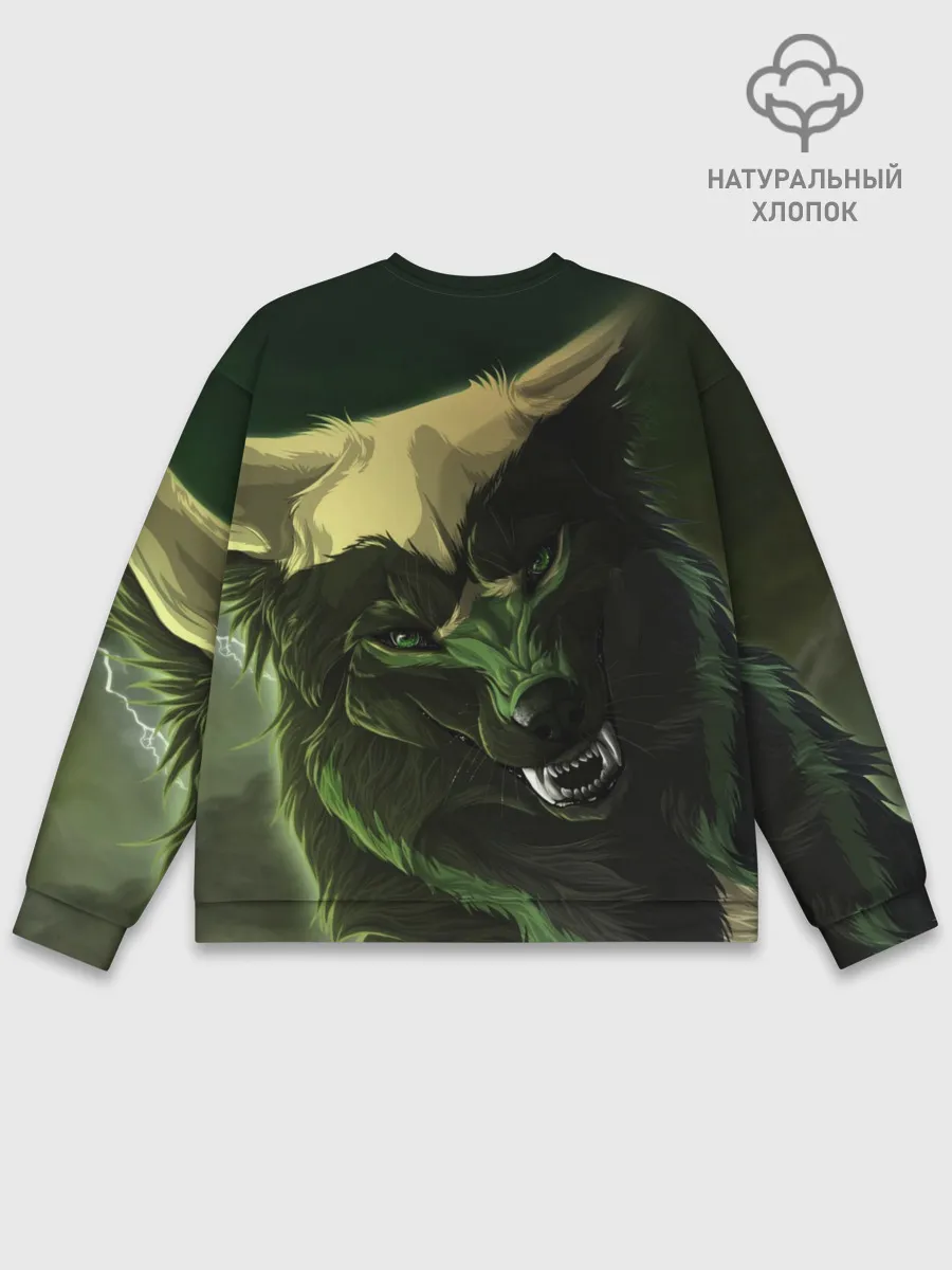 Мужской свитшот базовый / Дикий хищник