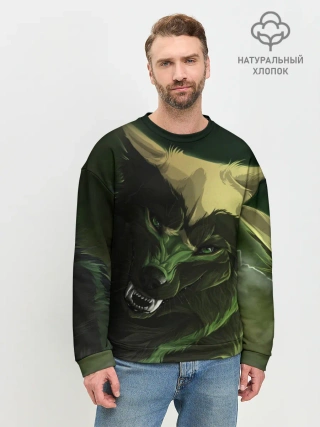Мужской свитшот базовый / Дикий хищник