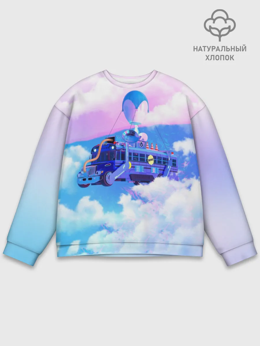 Мужской свитшот базовый / Fortnite Bus