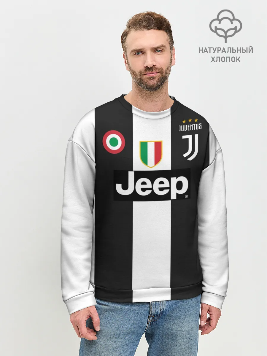 Мужской свитшот базовый / Форма Ювентуса 18-19