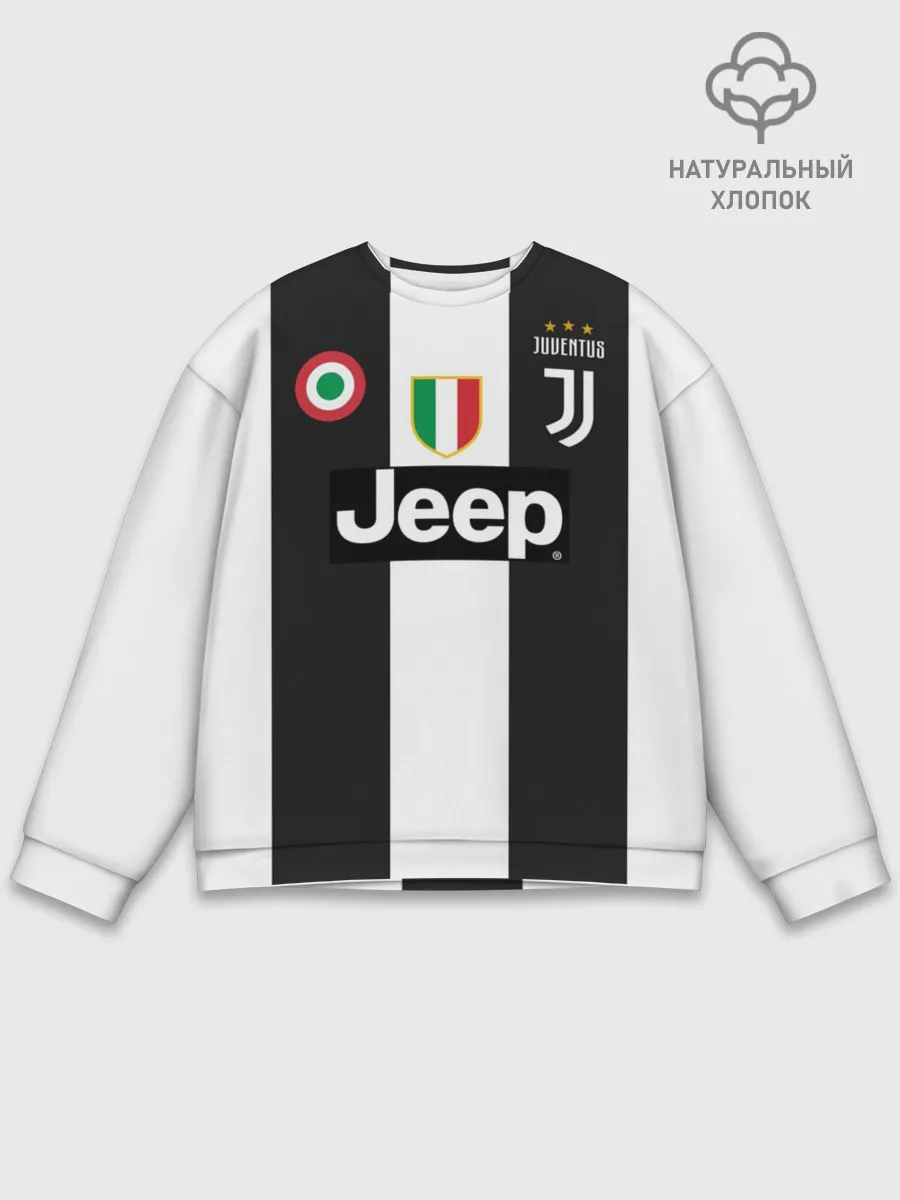 Мужской свитшот базовый / Форма Ювентуса 18-19