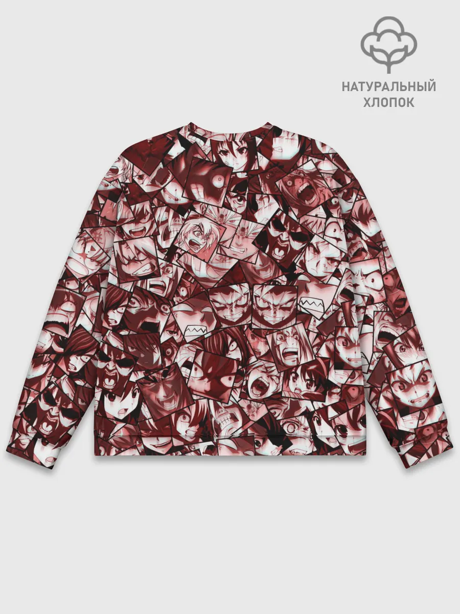 Мужской свитшот базовый / Ярость аниме