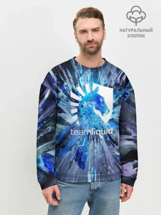 Мужской свитшот базовый / TEAM LIQUID E-SPORT