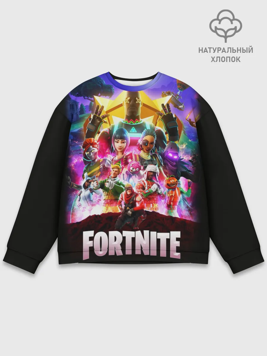 Мужской свитшот базовый / Fortnite Королевская Битва
