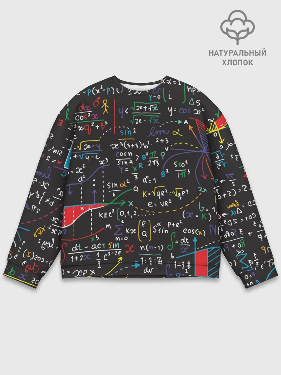 Мужской свитшот базовый / Math