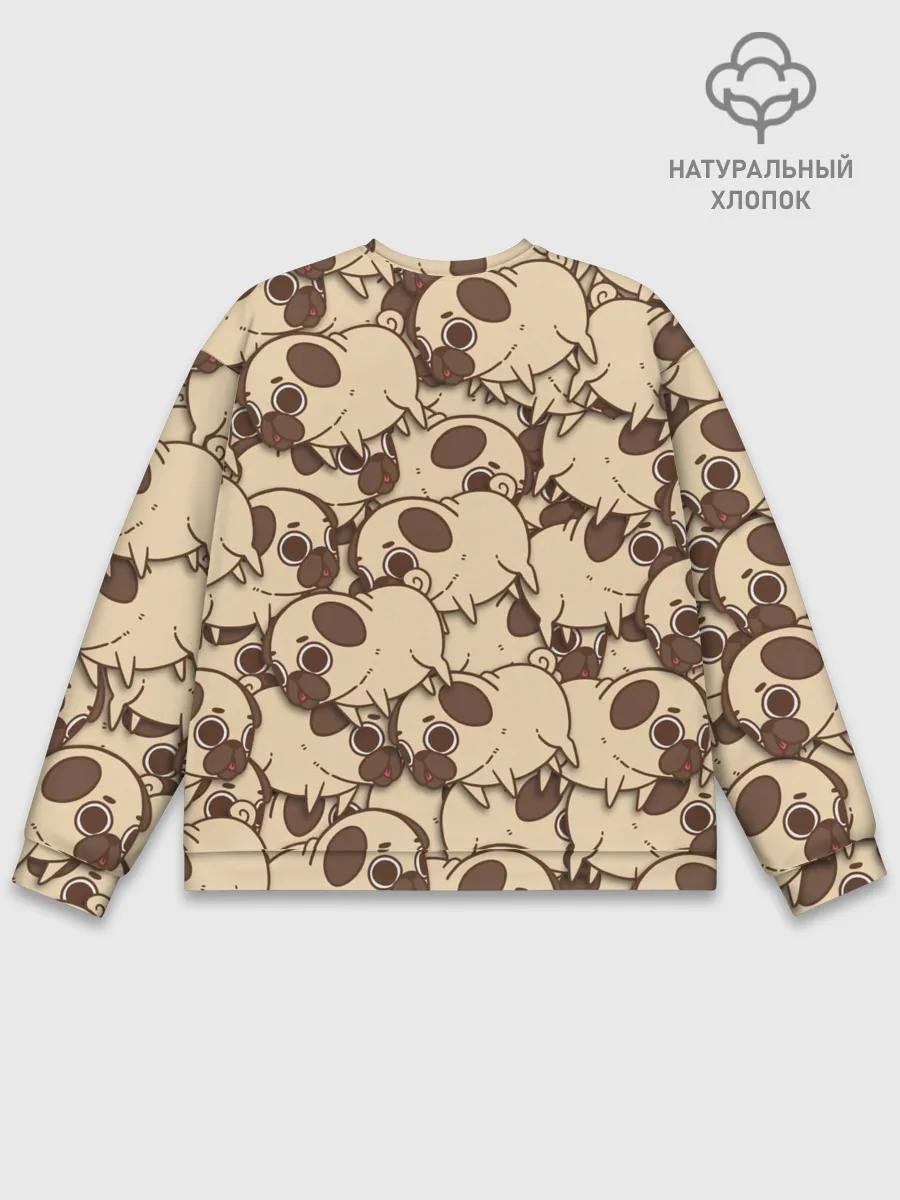 Мужской свитшот базовый / мопс