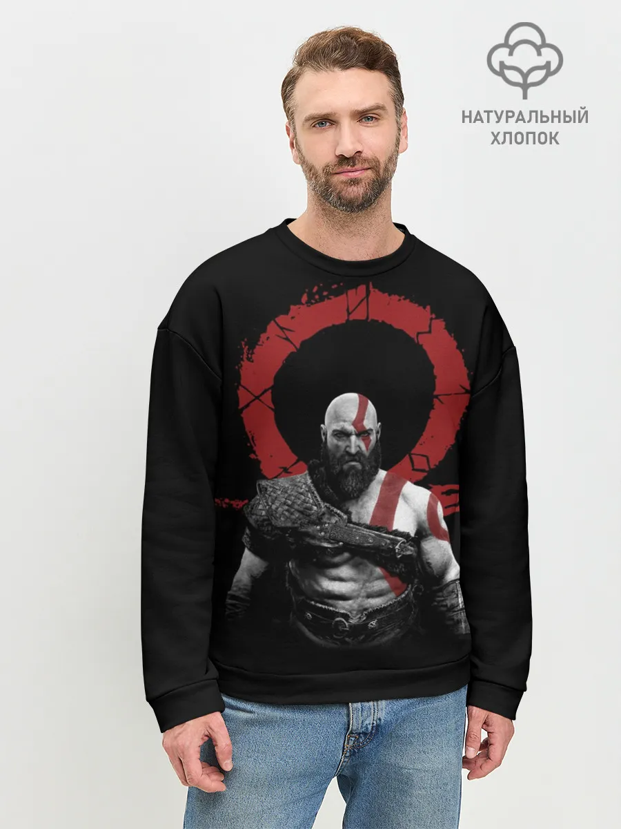 Мужской свитшот базовый / God of War 4