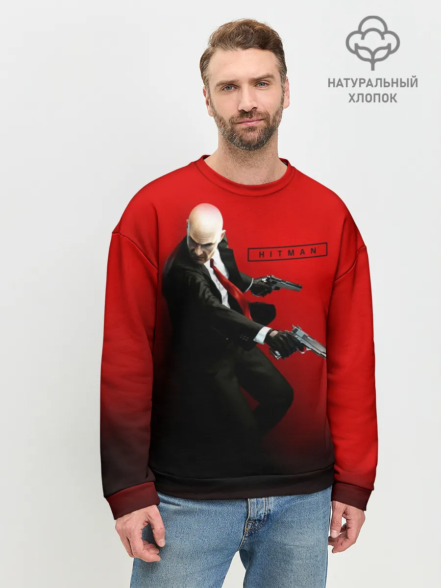 Мужской свитшот базовый / Hitman_3