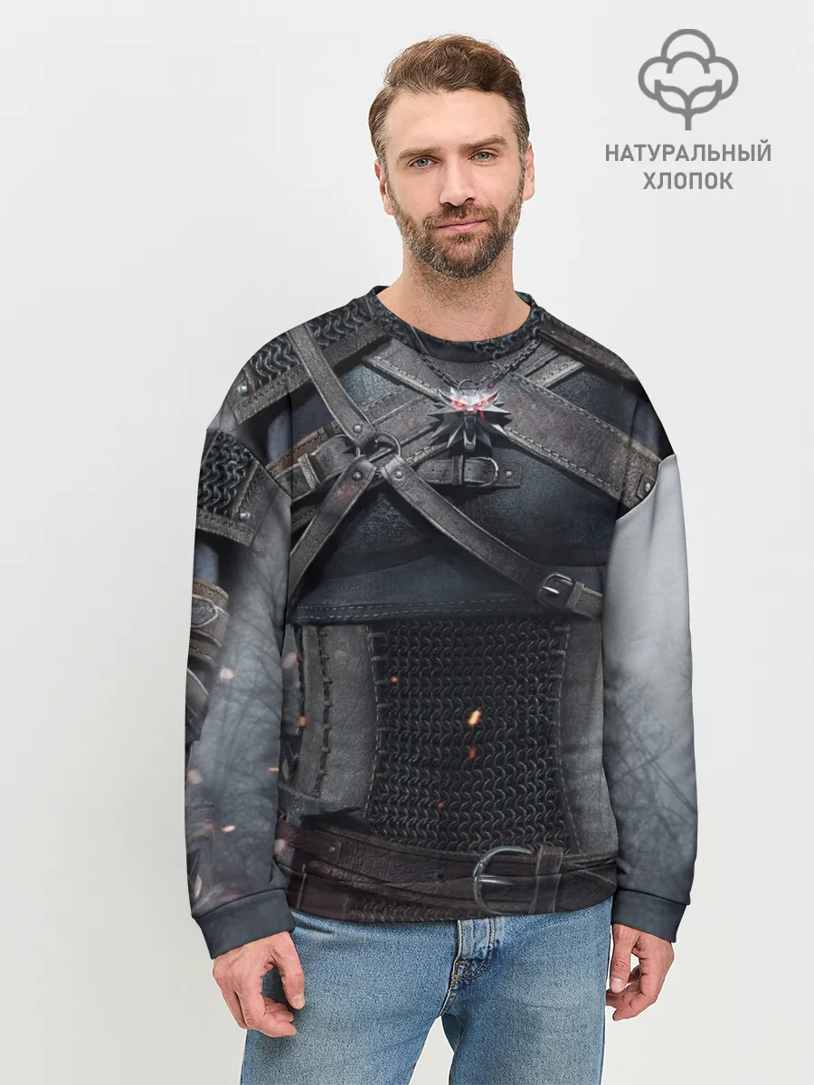 Мужской свитшот базовый / Геральт | снаряжение