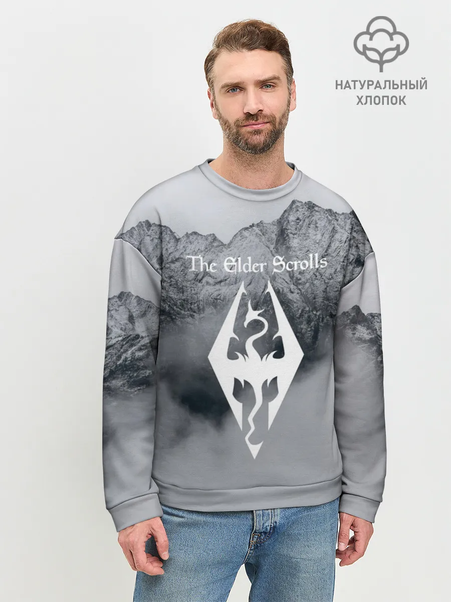Мужской свитшот базовый / TES V SKYRIM