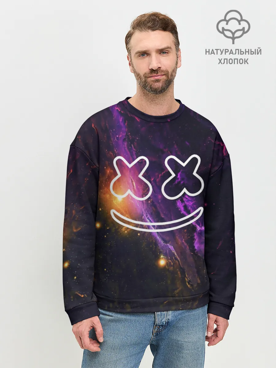 Мужской свитшот базовый / MARSHMELLO